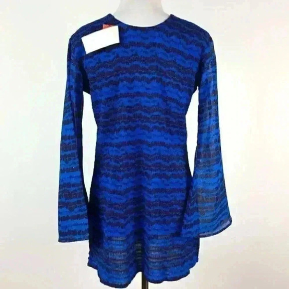 New Top 10 India tunic size FS black blue square - Picture 7 of 12